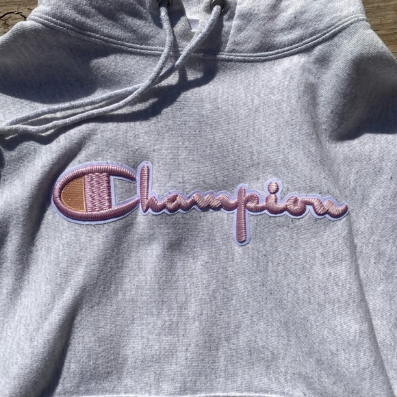 Champion Gray Hoodie - Picture 3 of 5